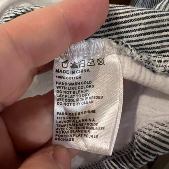 🐻Size S - Lazy Sundays - White and Blue Knit Pullover - Picture 5 of 7